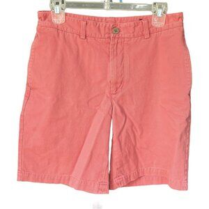 Vineyard Vines Mens Club Short Chino Sz 30X8.5 Salmon Pink Preppy Coastal Yacht